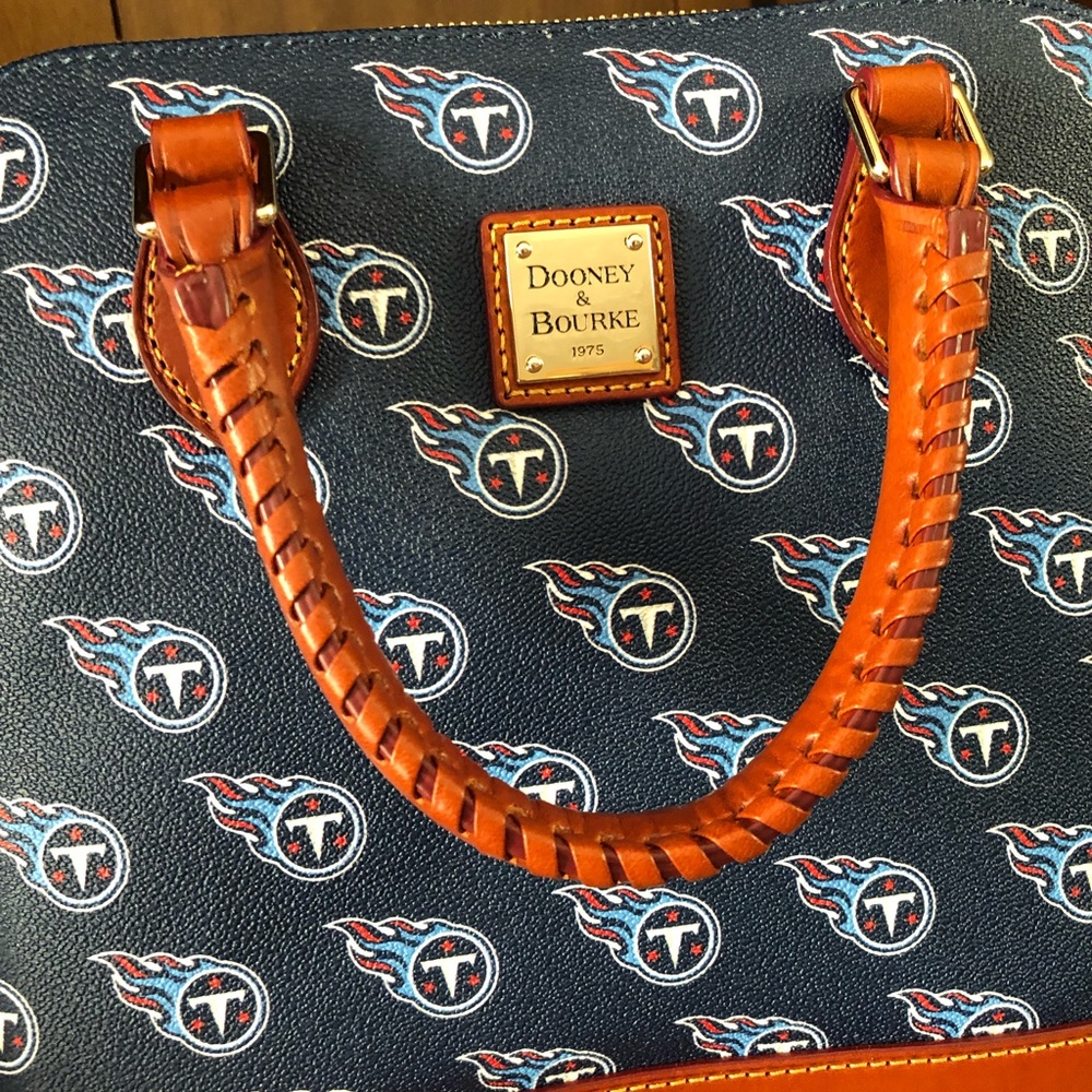 Official NFL Titans logo bag by Dooney and Bourke